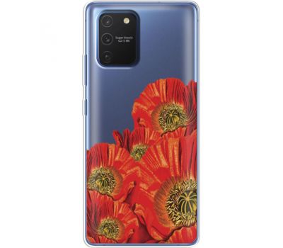 Силіконовий чохол BoxFace Samsung G770 Galaxy S10 Lite Red Poppies (38972-cc44)