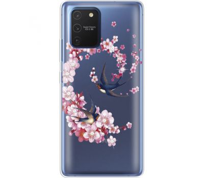 Силіконовий чохол BoxFace Samsung G770 Galaxy S10 Lite Swallows and Bloom (938972-rs4)