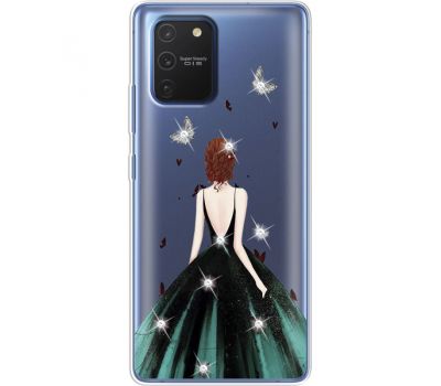 Силіконовий чохол BoxFace Samsung G770 Galaxy S10 Lite Girl in the green dress (938972-rs13)