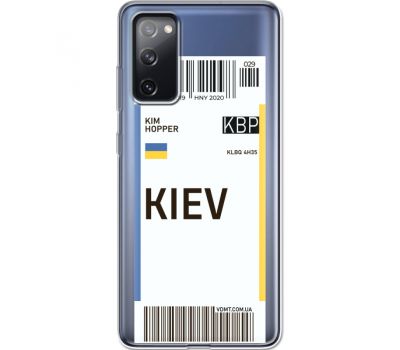 Силіконовий чохол BoxFace Samsung G780 Galaxy S20 FE Ticket Kiev (41036-cc88)