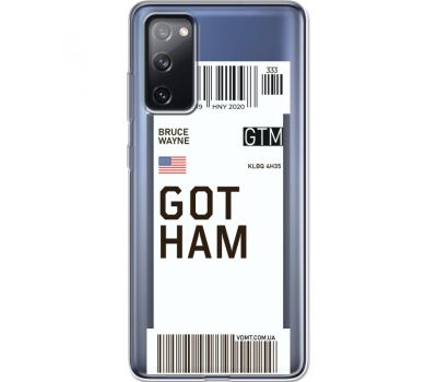 Силіконовий чохол BoxFace Samsung G780 Galaxy S20 FE Ticket Gotham (41036-cc92)