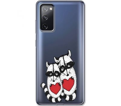 Силіконовий чохол BoxFace Samsung G780 Galaxy S20 FE Raccoons in love (41036-cc29)