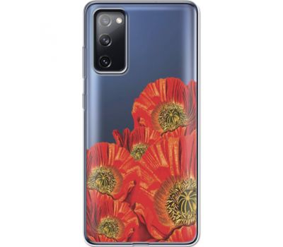 Силіконовий чохол BoxFace Samsung G780 Galaxy S20 FE Red Poppies (41036-cc44)