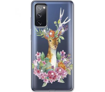Силіконовий чохол BoxFace Samsung G780 Galaxy S20 FE Deer with flowers (941036-rs5)