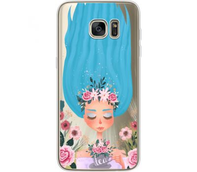 Силіконовий чохол BoxFace Samsung G935 Galaxy S7 Edge Blue Hair (35048-cc57)