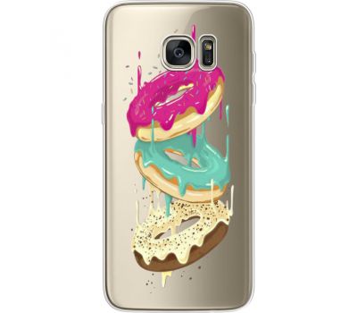 Силіконовий чохол BoxFace Samsung G935 Galaxy S7 Edge Donuts (35048-cc7)