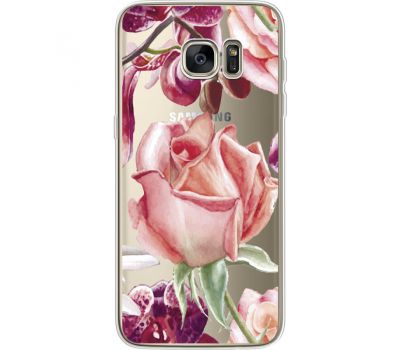 Силіконовий чохол BoxFace Samsung G935 Galaxy S7 Edge Rose (35048-cc27)