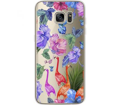 Силіконовий чохол BoxFace Samsung G935 Galaxy S7 Edge Flamingo (35048-cc40)