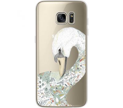 Силіконовий чохол BoxFace Samsung G935 Galaxy S7 Edge Swan (35048-cc24)