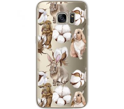 Силіконовий чохол BoxFace Samsung G935 Galaxy S7 Edge Cotton and Rabbits (35048-cc49)