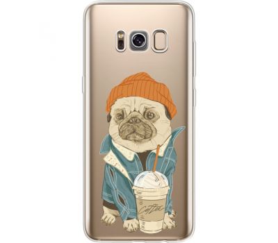 Силіконовий чохол BoxFace Samsung G950 Galaxy S8 Dog Coffeeman (35049-cc70)
