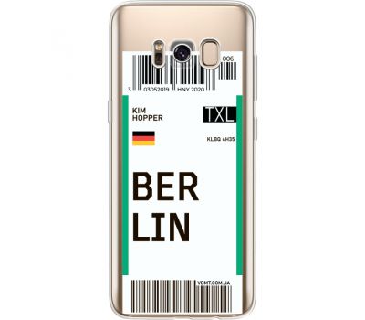 Силіконовий чохол BoxFace Samsung G950 Galaxy S8 Ticket Berrlin (35049-cc80)