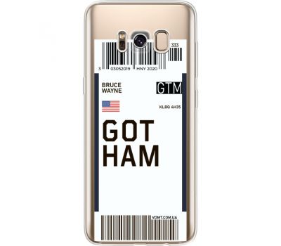 Силіконовий чохол BoxFace Samsung G950 Galaxy S8 Ticket Gotham (35049-cc92)