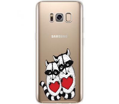 Силіконовий чохол BoxFace Samsung G950 Galaxy S8 Raccoons in love (35049-cc29)