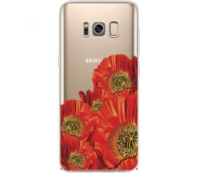 Силіконовий чохол BoxFace Samsung G950 Galaxy S8 Red Poppies (35049-cc44)