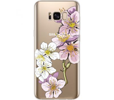 Силіконовий чохол BoxFace Samsung G955 Galaxy S8 Plus Cherry Blossom (35050-cc4)