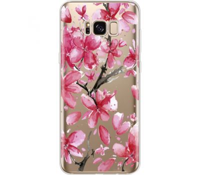 Силіконовий чохол BoxFace Samsung G955 Galaxy S8 Plus Pink Magnolia (35050-cc37)