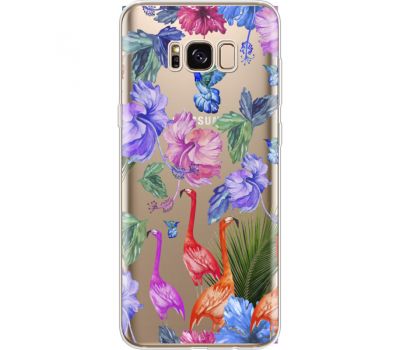 Силіконовий чохол BoxFace Samsung G955 Galaxy S8 Plus Flamingo (35050-cc40)