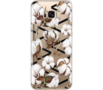 Силіконовий чохол BoxFace Samsung G955 Galaxy S8 Plus Cotton flowers (35050-cc50)