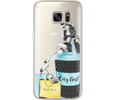 Силіконовий чохол BoxFace Samsung G930 Galaxy S7 City Girl (35495-cc56)