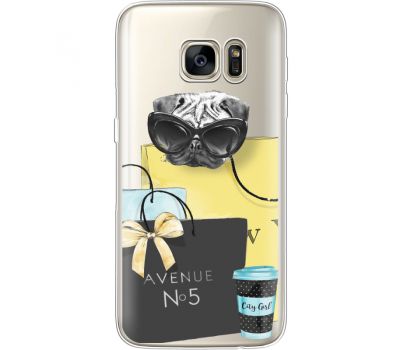 Силіконовий чохол BoxFace Samsung G930 Galaxy S7 Fashion Pug (35495-cc55)