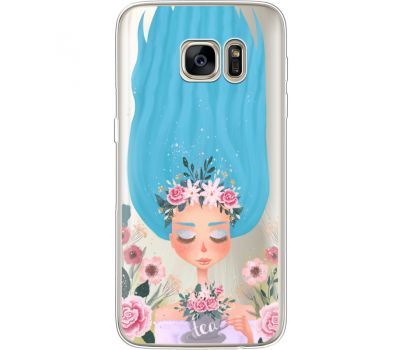 Силіконовий чохол BoxFace Samsung G930 Galaxy S7 Blue Hair (35495-cc57)