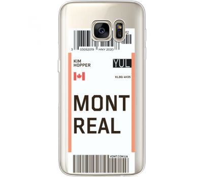 Силіконовий чохол BoxFace Samsung G930 Galaxy S7 Ticket Monreal (35495-cc87)