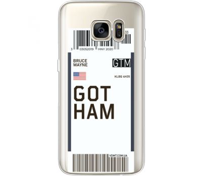 Силіконовий чохол BoxFace Samsung G930 Galaxy S7 Ticket Gotham (35495-cc92)