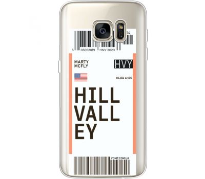 Силіконовий чохол BoxFace Samsung G930 Galaxy S7 Ticket Hill Valley (35495-cc94)