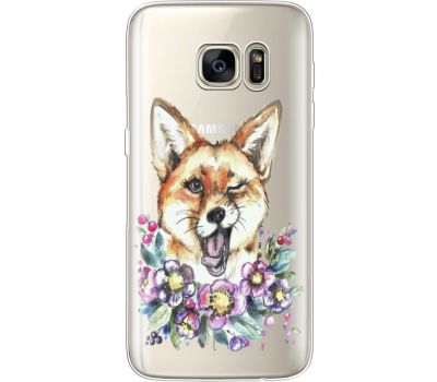 Силіконовий чохол BoxFace Samsung G930 Galaxy S7 Winking Fox (35495-cc13)