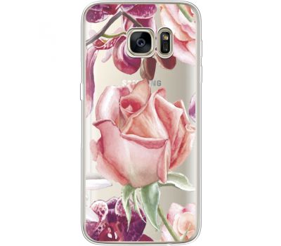 Силіконовий чохол BoxFace Samsung G930 Galaxy S7 Rose (35495-cc27)