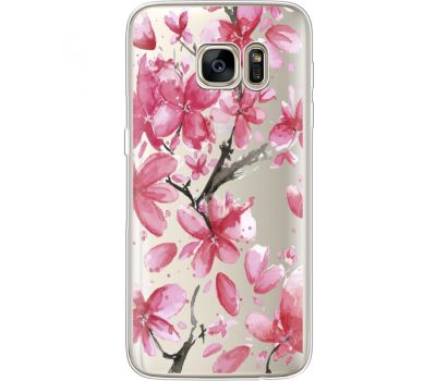 Силіконовий чохол BoxFace Samsung G930 Galaxy S7 Pink Magnolia (35495-cc37)