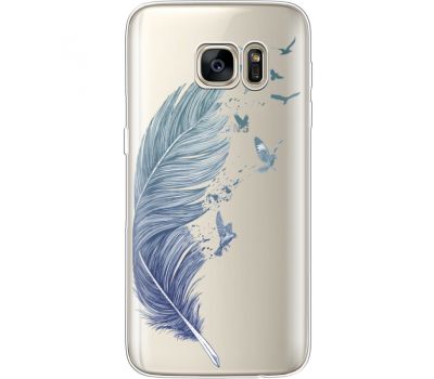 Силіконовий чохол BoxFace Samsung G930 Galaxy S7 Feather (35495-cc38)