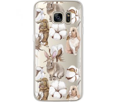 Силіконовий чохол BoxFace Samsung G930 Galaxy S7 Cotton and Rabbits (35495-cc49)