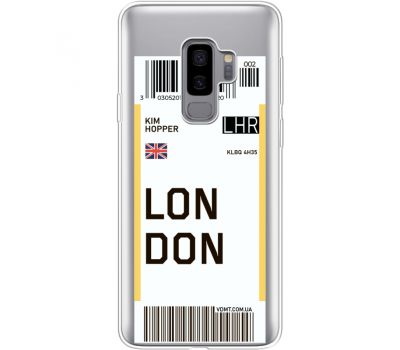 Силіконовий чохол BoxFace Samsung G965 Galaxy S9 Plus Ticket London (35749-cc83)
