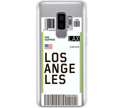 Силіконовий чохол BoxFace Samsung G965 Galaxy S9 Plus Ticket Los Angeles (35749-cc85)