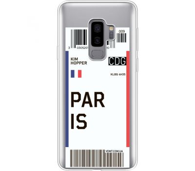 Силіконовий чохол BoxFace Samsung G965 Galaxy S9 Plus Ticket Paris (35749-cc86)