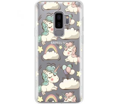 Силіконовий чохол BoxFace Samsung G965 Galaxy S9 Plus Unicorns (35749-cc2)
