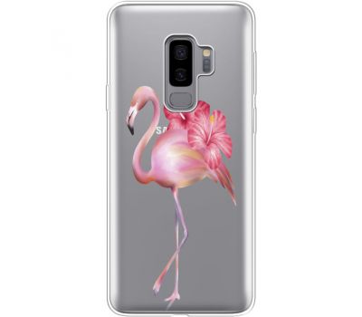 Силіконовий чохол BoxFace Samsung G965 Galaxy S9 Plus Floral Flamingo (35749-cc12)