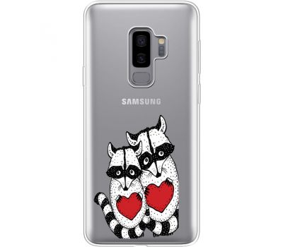 Силіконовий чохол BoxFace Samsung G965 Galaxy S9 Plus Raccoons in love (35749-cc29)