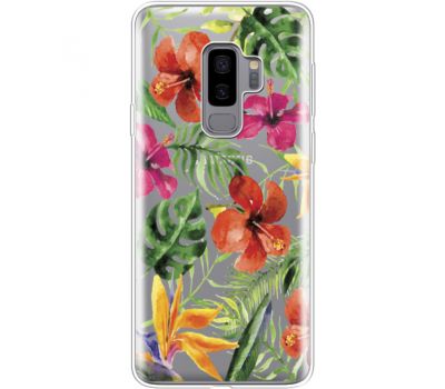 Силіконовий чохол BoxFace Samsung G965 Galaxy S9 Plus Tropical Flowers (35749-cc43)