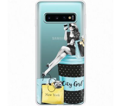Силіконовий чохол BoxFace Samsung G973 Galaxy S10 City Girl (35879-cc56)