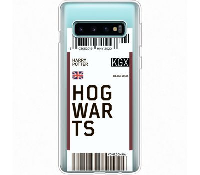 Силіконовий чохол BoxFace Samsung G973 Galaxy S10 Ticket Hogwarts (35879-cc91)