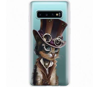 Силіконовий чохол BoxFace Samsung G973 Galaxy S10 Steampunk Cat (35879-cc39)