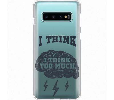 Силіконовий чохол BoxFace Samsung G973 Galaxy S10 Think (35879-cc46)