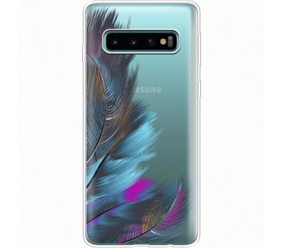 Силіконовий чохол BoxFace Samsung G973 Galaxy S10 Feathers (35879-cc48)