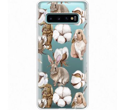 Силіконовий чохол BoxFace Samsung G973 Galaxy S10 Cotton and Rabbits (35879-cc49)