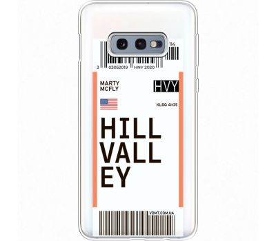 Силіконовий чохол BoxFace Samsung G970 Galaxy S10e Ticket Hill Valley (35884-cc94)