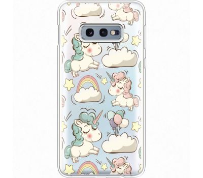 Силіконовий чохол BoxFace Samsung G970 Galaxy S10e Unicorns (35884-cc2)