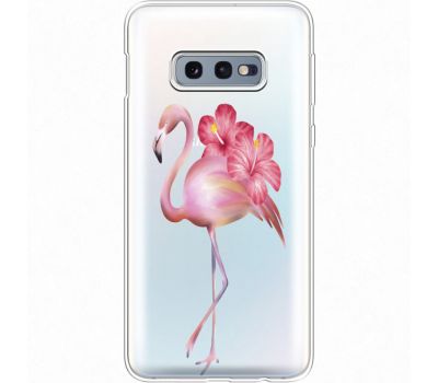 Силіконовий чохол BoxFace Samsung G970 Galaxy S10e Floral Flamingo (35884-cc12)